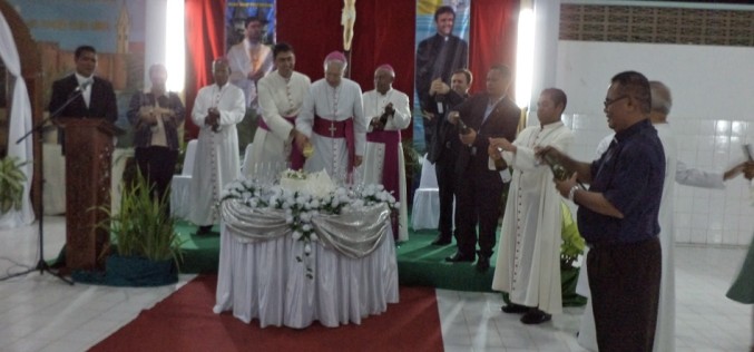 Agradese Mons. Ionut Paul Strejac ba nia Misaun iha Timor-Leste no Benvindu ba Mons. Mario Codamo