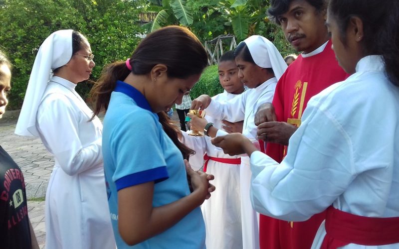 Komunidade Edukativa Baucau selebra festa Madre Mazzarello