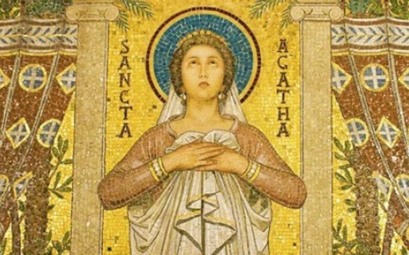 Santa Águeda (Ágata), virjen no mártir