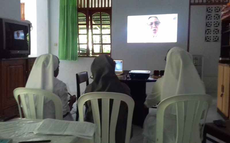 Vizita kanónika online iha komunidade FMA Baucau
