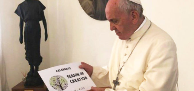 Papa Francisco nia mensajen ba Loron Mundiál Orasaun ba kuidadu Kriasaun nian