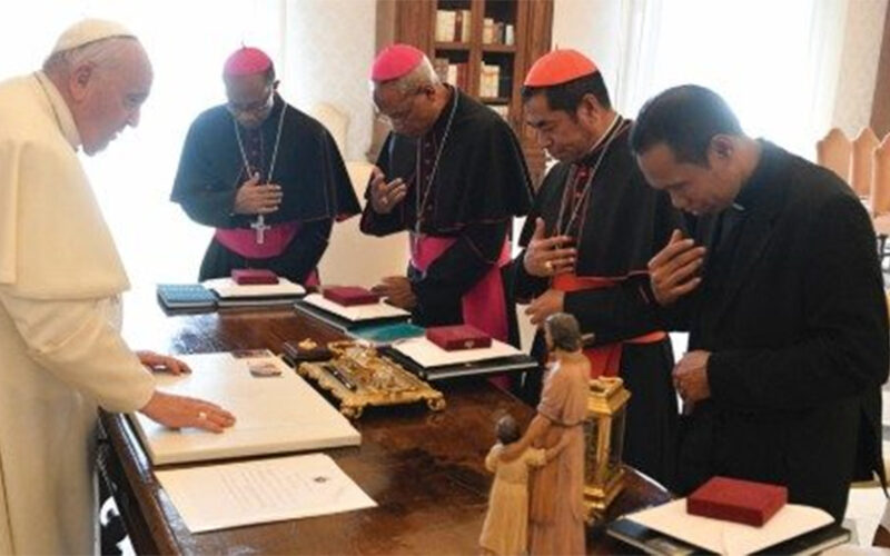 Papa Francisco nia mensajen ba Kreda Timor-Leste